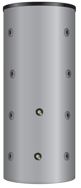 Huch EnTEC PS-GWT ЕСО 500 Буферная емкость с теплообменником и изоляцией, 500 л / 39626