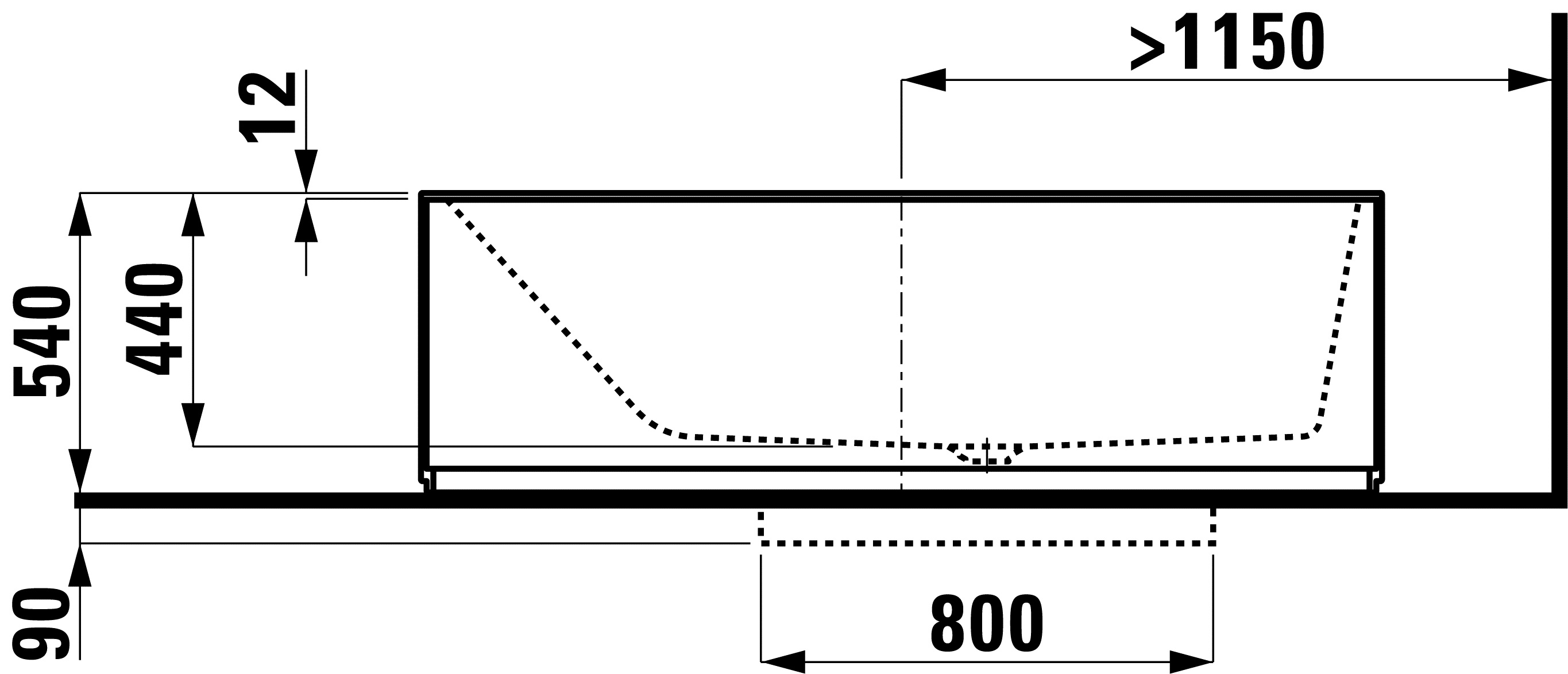 Laufen KARTELL Ванна прямоугольная, материал Sentec, с панелью, подъем / 170х86 / 2.2333.2.000.616.1