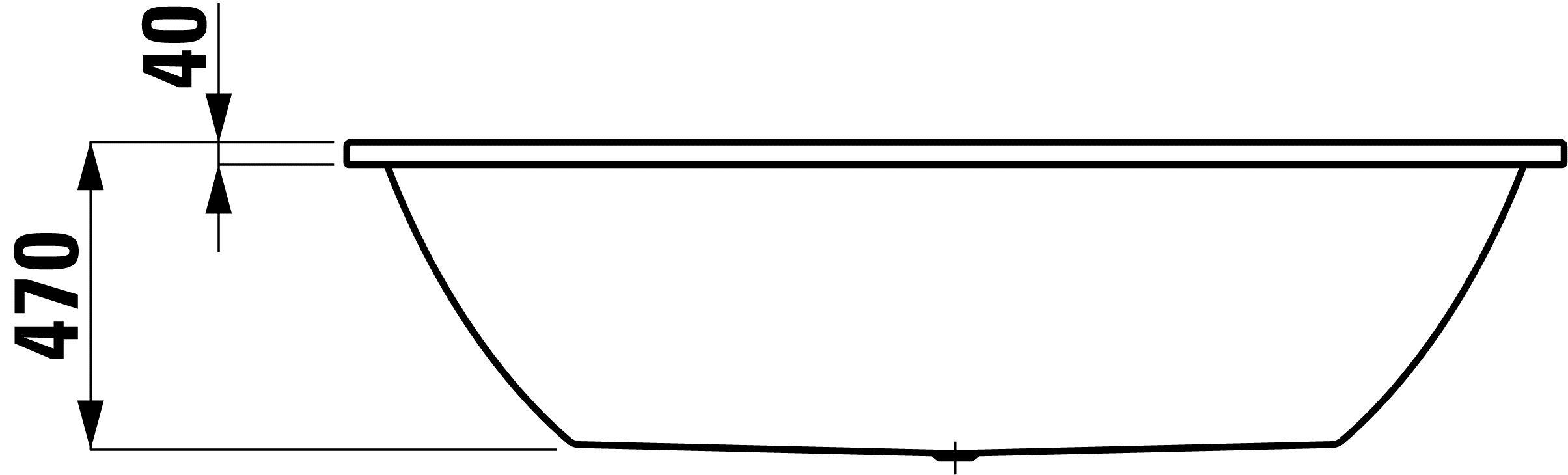 Laufen PRO Ванна акриловая прямоугольная, встраиваемая  / 190х90 / 2.3495.0.000.000.1